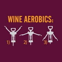 Attitude Aprons Fully Adjustable Wine Aerobics Apron - £9.94 GBP