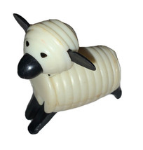 Vintage Fisher Price Family Farm - White &amp; Black Sheep Made In Hong Kong - $4.87