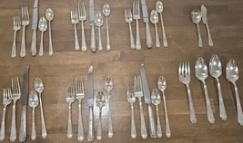 Sterling Silver Gainsborough Alvin Silverware 36 Pcs 5 Service Plus Extras 1930 - $1,410.75