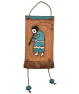 Vintage Anne Tuttle Pottery Kokopelli Hanging Southwest Hopi Zuni Pueblo - $44.54