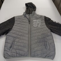 Aeropostale 87 Women's Gray Full Zip Hoodie Puffer Jacket Size 2XL image 14