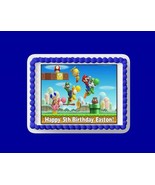 Custom Edible Birthday Cake Topper/ Peel like a sticker - $181.73 MXN