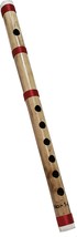 Kunal Bamboo Bansuri Flute B Key 7 Holes Fipple Woodwind Clarinet, 14In Inch - £26.53 GBP