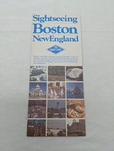 Sightseeing Boston New England The Gray Line Brochure - $10.40