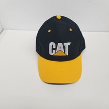 Vintage CAT Caterpillar Black &amp; Yellow Snapback Hat, NOS - $34.60