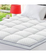 Bedluxury Queen Mattress Topper Extra Thick Pillowtop Mattress Pad Cover... - $93.96