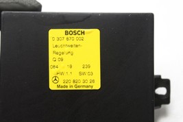 2000-2002 MERCEDES W220 S430 S500 S600 HEADLIGHT ADJUST CONTROL MODULE P4674 image 6