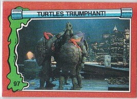 N) 1991 Topps - Teenage Mutant Ninja Turtles 2 - Movie Trading Card - #97 - £1.48 GBP