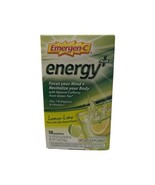 COLLECTIBLES ONLY Emergen-C Energy Plus Lemon Lime 18 Packets Fizzy Drin... - $29.99