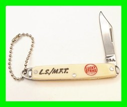 Vintage Lucky Strike Collector Pocket Knife - L.S./M.F.T - RARE - Hard To Find  - £46.71 GBP
