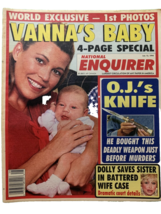 1994 July 12 National Enquirer News, Vanna’s Baby, O.J.’s Knife (MH11) - $12.75
