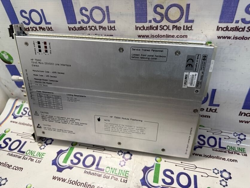 HP/Agilent E1616A 15/45 Mb/s DS1/DS3 Line Interface VXI-BUS HP75000 HP E... - $279.00