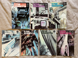 DC VINTAGE LOT of 7 V FOR VENDETTA Comic Books [1988-1989] Vol. 2, 4, 6-10 - £28.67 GBP