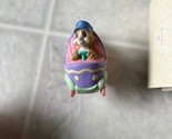 HERE COMES EASTER #3 Bunny Chick in EGG TRUCK Hallmark Ornament QEO8094 ... - $15.88