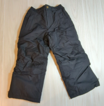 Lands End children&#39;s black snow pants kids 5 boys girls - $19.79