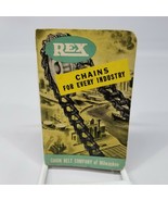 Vintage Rex Chain Belt Company of Milwaukee Perforated Memo Book 47-19 - $8.79