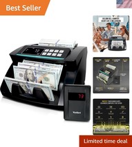 High-Speed Cash Counter - 1,500 Bills Per Minute with LCD Display &amp; Support - $142.49