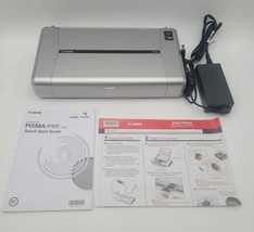 Canon PIXMA IP100 Digital Photo Inkjet Printer K10296 Power Suppy &amp; Inst... - $48.37