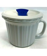 CORNING WARE Stoneware FRENCH WHITE Microwave, Oven Soup Bowl Mug, Vente... - £9.50 GBP