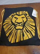 The Lion King Broadway Musical Disney VIP Drawstring Cinch Bag Tote Back... - $91.15 MXN
