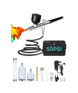 Air Brushe Kit Triple Action Handheld Air Brushes 50PSI High Pressure - $844.23 MXN