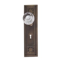 Brass Accents D04-K724D-EMP-486 Interior Door Plate Double Dummy Set - Aged Bras - £130.05 GBP