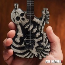 GEORGE LYNCH (Dokken) -Skull &amp; Bones J.Frog 1:4 scale replica guitar ~Axe Heaven - £26.11 GBP