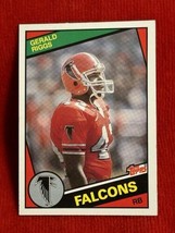 Gerald Riggs Atlanta Falcons RB Topps 1984 #218 - $2.97