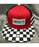 Dekk’d Checkerboard Infant Trucker Hat Red - $47.85 CAD