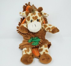 11&quot; Fiesta Blanket Babies Baby Giraffe Stuffed Animal Plush Toy Lovey Soft Brown - £29.14 GBP