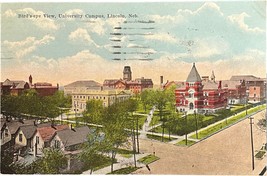 University Campus, Lincoln, Nebraska, vintage postcard, 1922 - £9.43 GBP