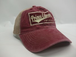 Prince Edward Island Hat Burgundy Gray Snapback Baseball Cap - $19.99