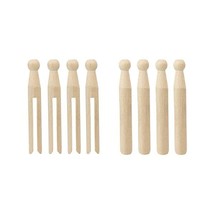 Elliott Beech Wood Dolly Peg, Pack of 24, Beige  - £9.01 GBP