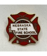 Nebraska State Fire School Est. 1937 Fire Department Enamel Lapel Hat Pin - $14.95