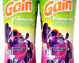 2 Pack Gain Fireworks In Wash Scent Booster Moonlight Breeze 10oz - $35.99
