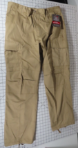 Rothco Pants Mens Large Tan Cargo Relaxed Fit Zipper Fly BDU Military Tactical - £19.42 GBP