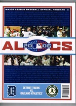 2006 ALCS Program Detroit Tigers Oakland Athletics Plácido Polanco MVP - £27.45 GBP