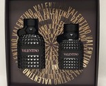 VALENTINO UOMO BORN IN ROMA 2 PC Gift Set 100ml 3.4.Oz EDT SP 50ml 1.7.O... - £117.44 GBP