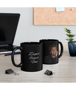 Zayn One Direction Biggest Fan  Black Mug | Photo Face Ceramic Coffee Cup - $13.99