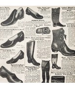 1900 Mens Boots &amp; Slippers Advertisement Victorian Sears Roebuck 5.25 x 7&quot; - $372.98 MXN