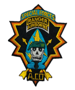A CO. 1/10th SPECIAL FORCES GROUP (ABN), POCKET PATCH, CIRCA 1980&#39;s, BAD... - $482.33 MXN