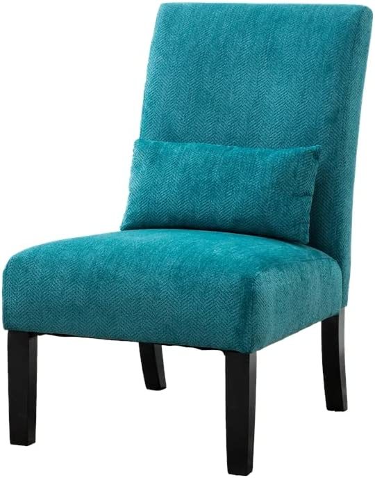 Primary image for Roundhill Furniture Pisano Fabric Armless Contemporary Accent Chair with Kidney
