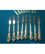Hanford Forge Princeton 50 PCS FLATWARE Gold Electroplated Floral Pierce... - $705.43 CAD