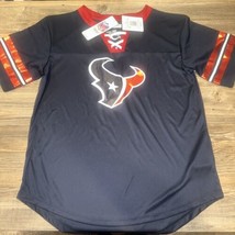 Houston Texans T Shirt Womens Medium NFL Apparel Short Sleeve. Nwt. N - £14.18 GBP