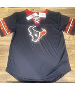 Houston Texans T Shirt Womens Medium NFL Apparel Short Sleeve. Nwt. N - £14.01 GBP