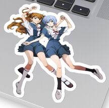 Waifu Girl Asuka Rei Kiss-Cut Sticker Ecchi Neon Genesis Evangelion Anim... - $5.98+