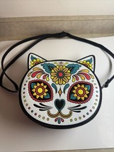 Sugar Skull Cat Crossbody Purse by Mad Engine - £29.30 GBP