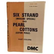 DMC Six Strand Pearl Cotton Color Card 200 Colors 5th Edition - £8.91 GBP