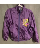 Vintage Tweety Bird from Looney Tunes Purple Windbreaker Jacket Size 14 - $23.81