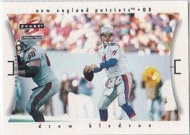 1997 Score Pinnacle Football Trading Card Drew Bledsoe New England Patriots #330 - £1.57 GBP